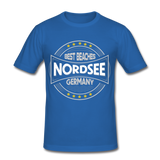 Nordsee Beaches - Männer Slim Fit T-Shirt - Königsblau