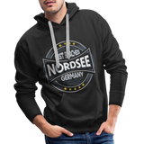 Nordsee Beaches - Men’s Premium Hoodie - Schwarz