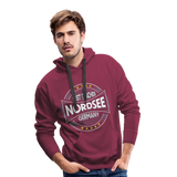 Nordsee Beaches - Men’s Premium Hoodie - Bordeaux