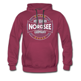 Nordsee Beaches - Men’s Premium Hoodie - Bordeaux