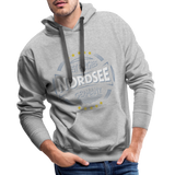 Nordsee Beaches - Men’s Premium Hoodie - Grau meliert