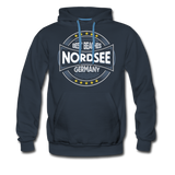 Nordsee Beaches - Men’s Premium Hoodie - Navy