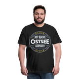 Ostsee Beaches - Männer Premium T-Shirt - Schwarz