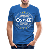 Ostsee Beaches - Männer Slim Fit T-Shirt - Königsblau