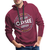 Ostsee Beaches - Men’s Premium Hoodie - Bordeaux