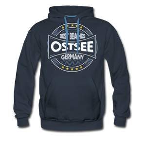 Ostsee Beaches - Men’s Premium Hoodie - Jeansblau