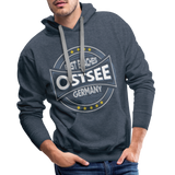 Ostsee Beaches - Men’s Premium Hoodie - Jeansblau