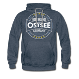 Ostsee Beaches - Men’s Premium Hoodie - Jeansblau