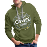 Ostsee Beaches - Men’s Premium Hoodie - Olivgrün