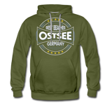 Ostsee Beaches - Men’s Premium Hoodie - Olivgrün