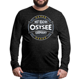 Ostsee Beaches - Männer Premium Langarmshirt - Anthrazit