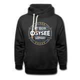 Ostsee Beaches - Männer Schalkragen Hoodie - Schwarz