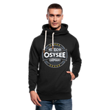 Ostsee Beaches - Männer Schalkragen Hoodie - Schwarz