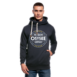 Ostsee Beaches - Männer Schalkragen Hoodie - Navy