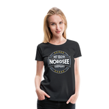 Nordsee Beaches - Frauen Premium T-Shirt - Schwarz