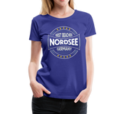 Nordsee Beaches - Frauen Premium T-Shirt - Königsblau