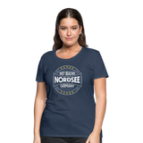 Nordsee Beaches - Frauen Premium T-Shirt - Navy