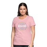 Nordsee Beaches - Frauen Premium T-Shirt - Hellrosa