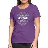 Nordsee Beaches - Frauen Premium T-Shirt - Lila