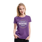 Nordsee Beaches - Frauen Premium T-Shirt - Lila