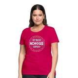 Nordsee Beaches - Frauen Premium T-Shirt - dunkles Pink