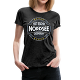 Nordsee Beaches - Frauen Premium T-Shirt - Anthrazit