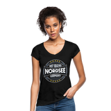 Nordsee Beaches - Frauen Vintage T-Shirt - Schwarz