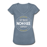 Nordsee Beaches - Frauen Vintage T-Shirt - Vintage Denim