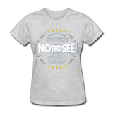 Nordsee Beaches - Frauen Gildan Heavy T-Shirt - Grau meliert