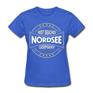 Nordsee Beaches - Frauen Gildan Heavy T-Shirt - Königsblau