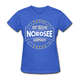 Nordsee Beaches - Frauen Gildan Heavy T-Shirt - Königsblau