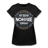 Frauen Oversize T-Shirt - Schwarz