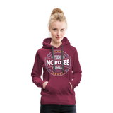 Nordsee Beaches - Frauen Premium Hoodie - Bordeaux