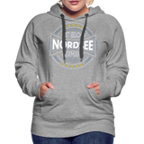 Nordsee Beaches - Frauen Premium Hoodie - Grau meliert