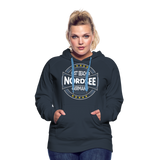 Nordsee Beaches - Frauen Premium Hoodie - Navy