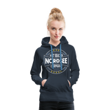 Nordsee Beaches - Frauen Premium Hoodie - Navy