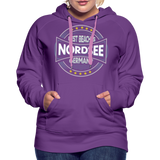 Nordsee Beaches - Frauen Premium Hoodie - Purple