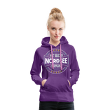 Nordsee Beaches - Frauen Premium Hoodie - Purple