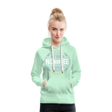 Nordsee Beaches - Frauen Premium Hoodie - helles Mintgrün