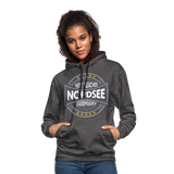 Nordsee Beaches - Frauen Kontrast-Hoodie - Anthrazit/Schwarz