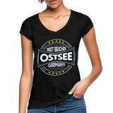 Ostsee Beaches - Frauen Vintage T-Shirt - Schwarz