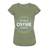 Ostsee Beaches - Frauen Vintage T-Shirt - Oliv