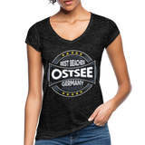 Ostsee Beaches - Frauen Vintage T-Shirt - Anthrazit