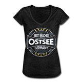 Ostsee Beaches - Frauen Vintage T-Shirt - Anthrazit