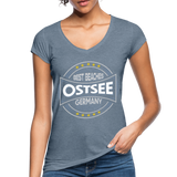 Ostsee Beaches - Frauen Vintage T-Shirt - Vintage Denim