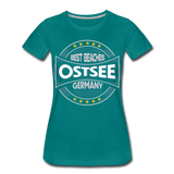 Ostsee Beaches - Frauen Premium T-Shirt - Divablau