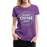 Ostsee Beaches - Frauen Premium T-Shirt - Lila