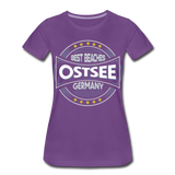 Ostsee Beaches - Frauen Premium T-Shirt - Lila