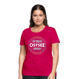 Ostsee Beaches - Frauen Premium T-Shirt - dunkles Pink