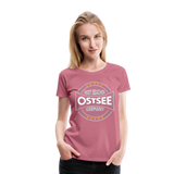 Ostsee Beaches - Frauen Premium T-Shirt - Malve